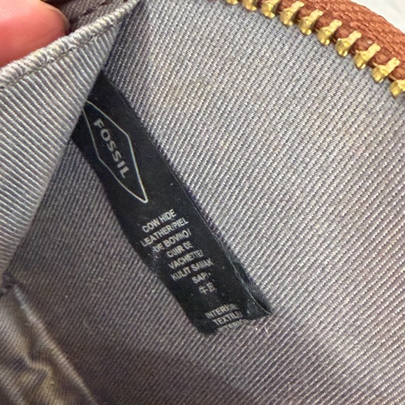 Fossil Yellow Campfire Zip Coin Purse - Picture 7 of 7